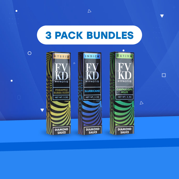 3 PACK Bundles FVKD HYPNOTIQ DIAMOND SAUCE DISPOSABLE | 3.5g - FVKD.co