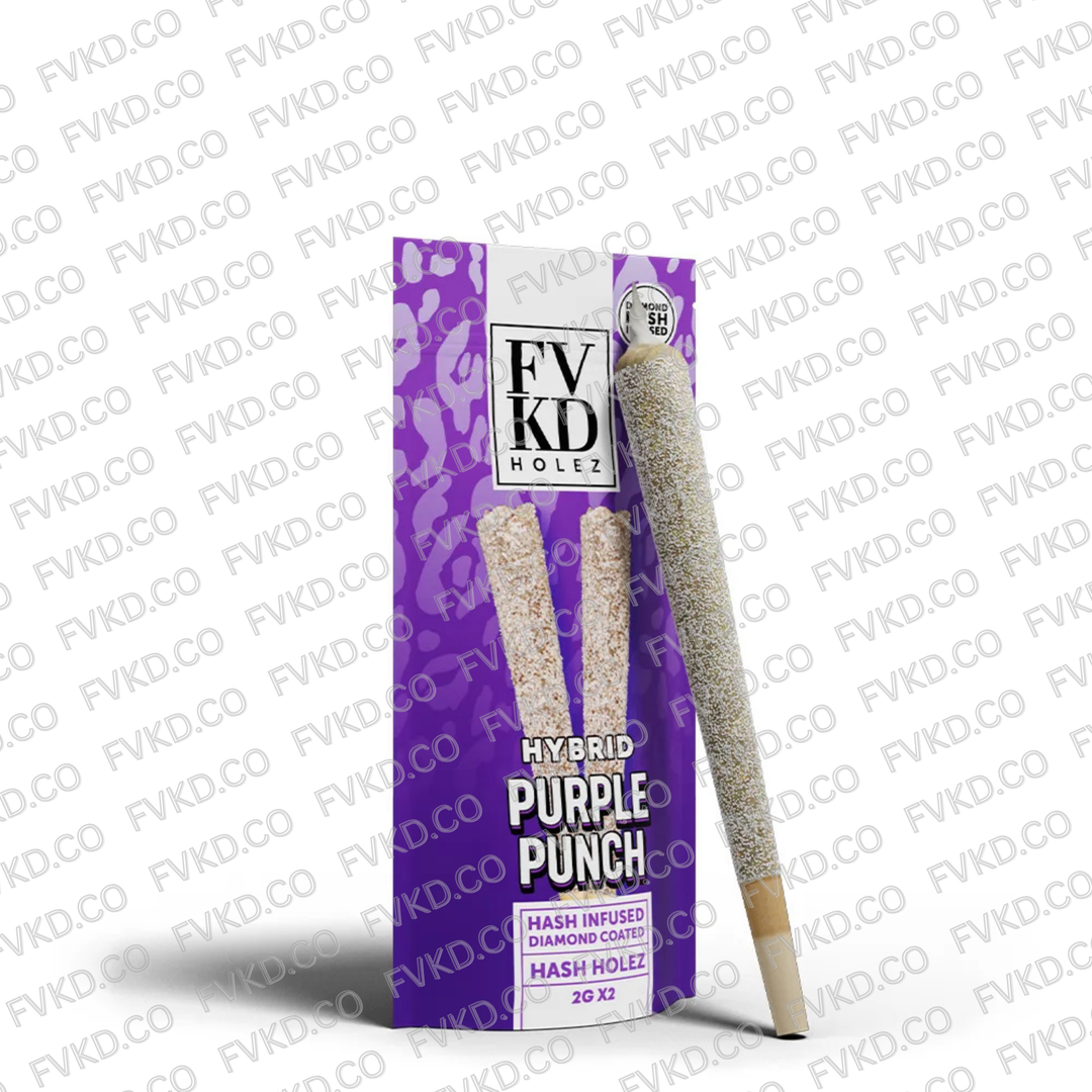 FVKD DIAMOND INFUSED HASH HOLE PREROLLS 2G , VI