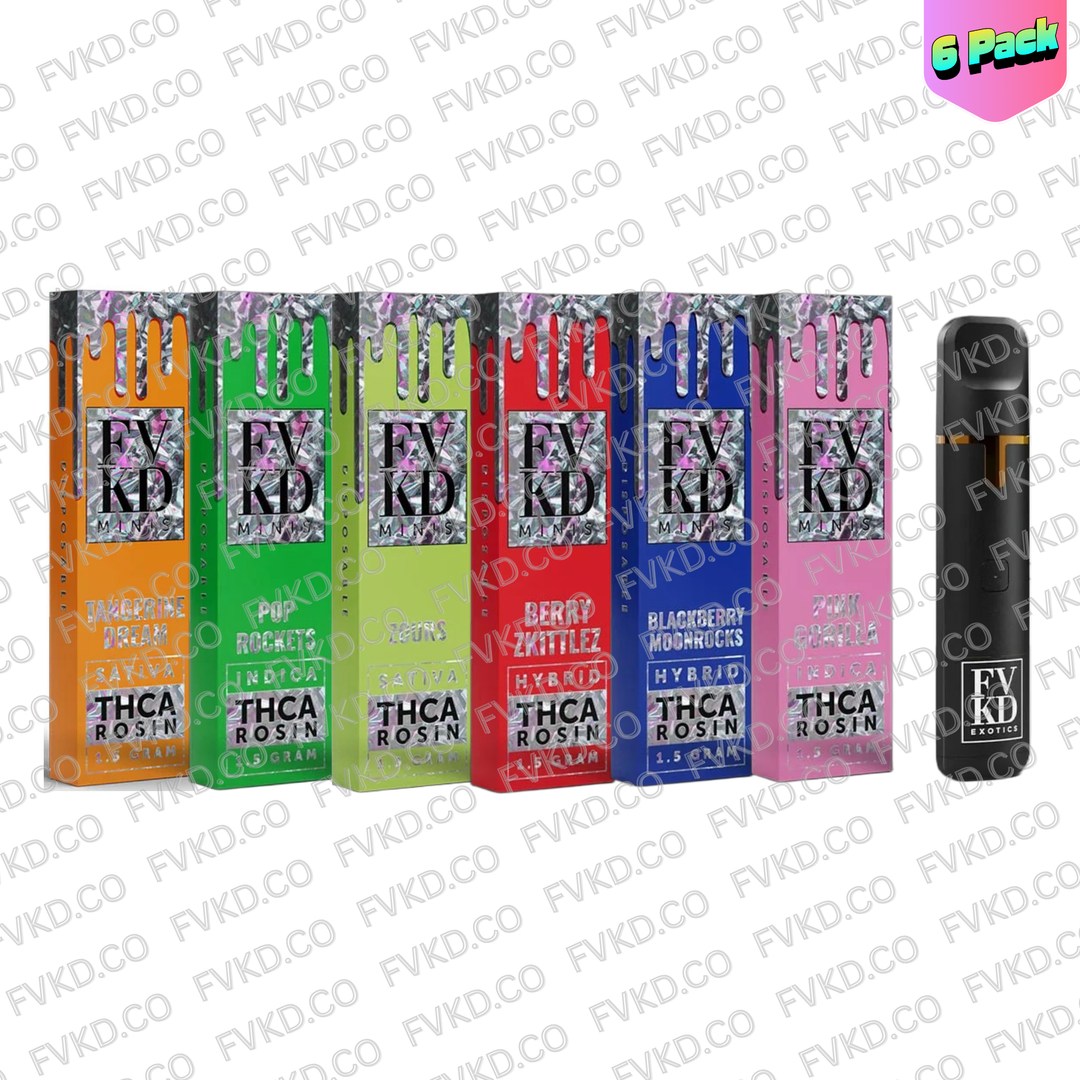 FVKD MINIS THCA ROSIN DISPOSABLE 1.5G , VI