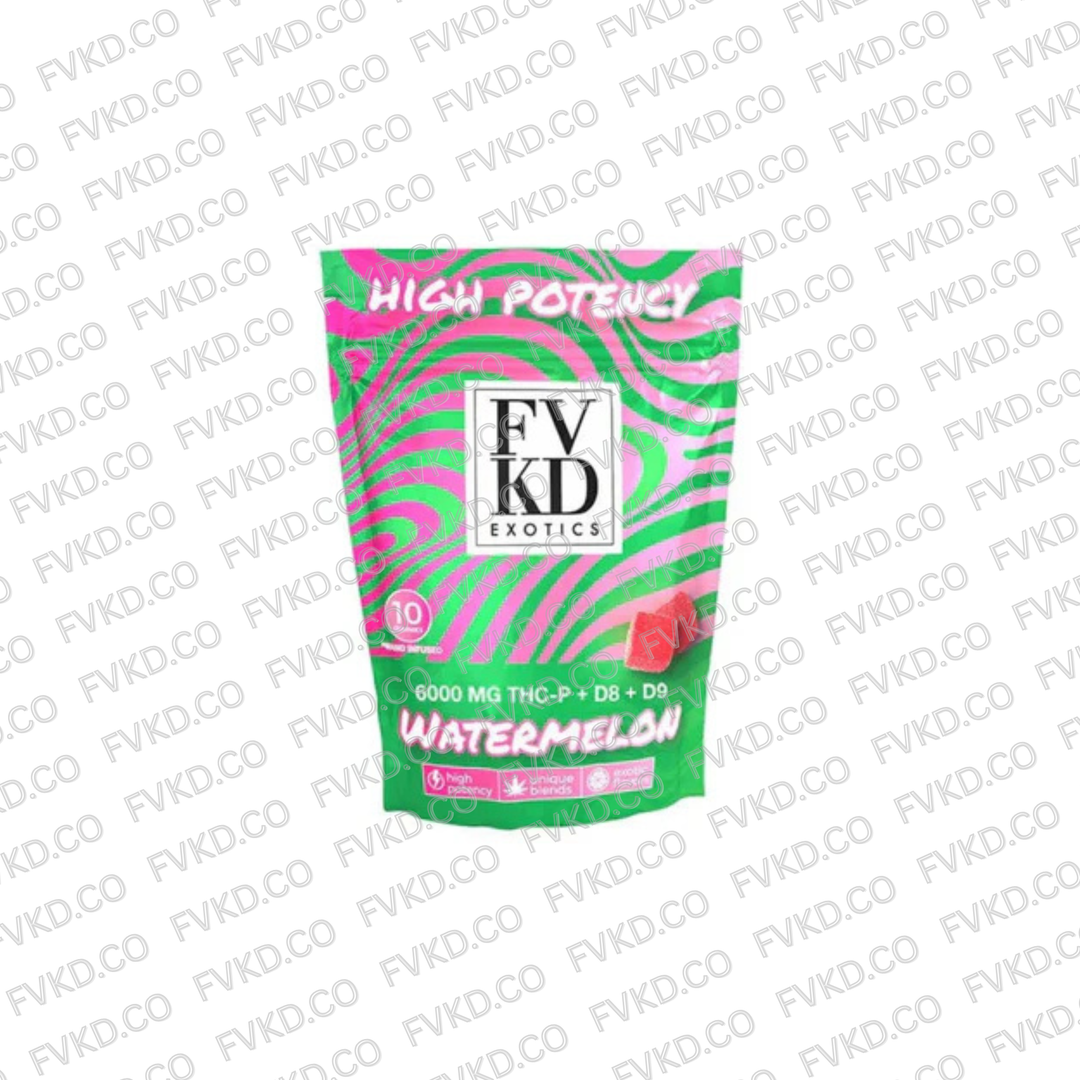 FVKD HIGH POTENCY THC-P+D8+D9 GUMMIES 6000MG