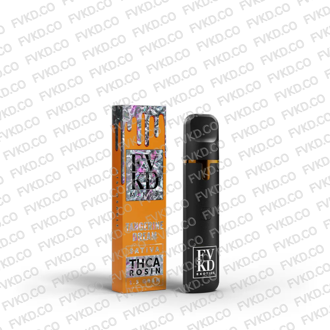 how to turn on fvkd disposable vape FVKD MINIS THCA ROSIN DISPOSABLE 1.5G