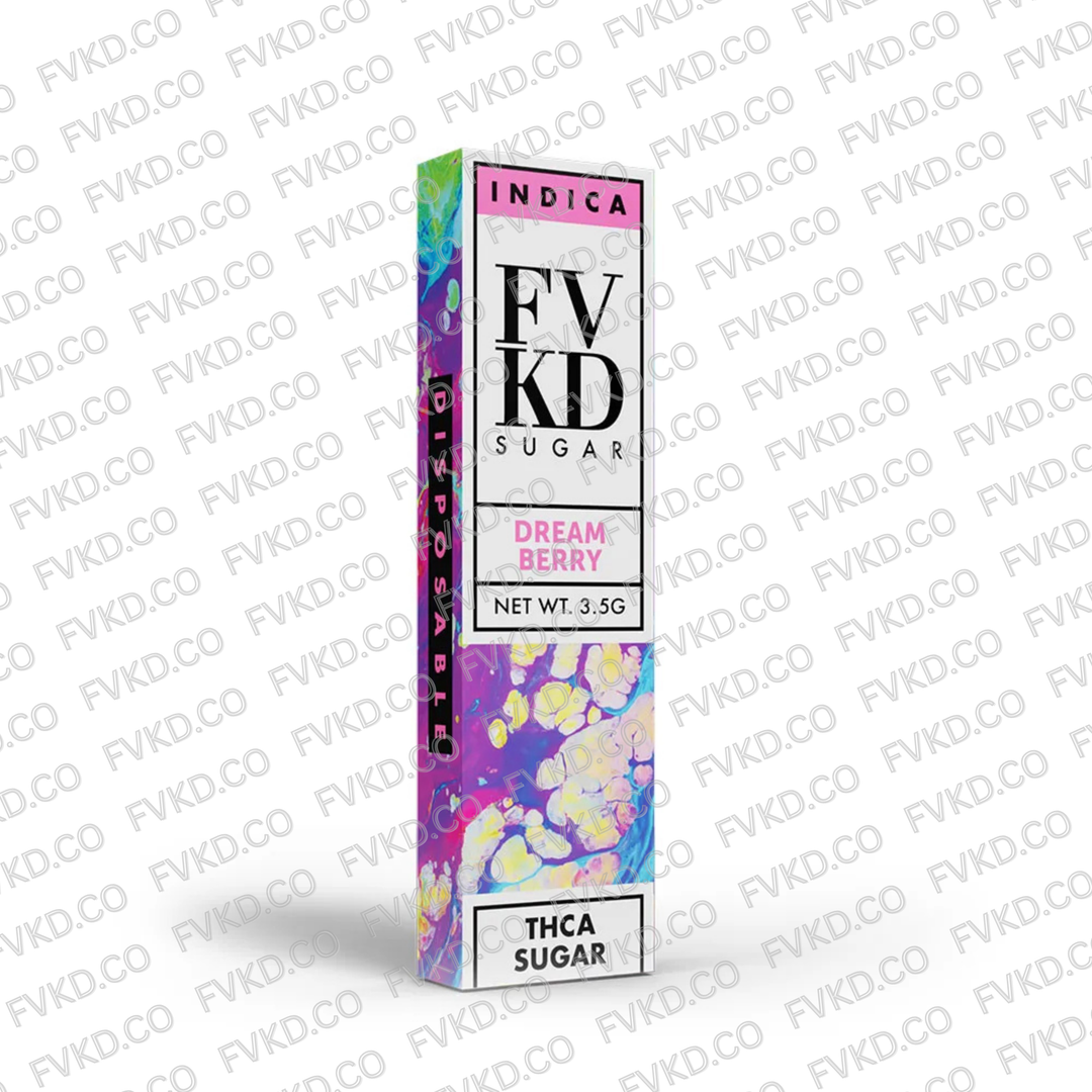 FVKD THCA SUGAR DISPOSABLE | 3.5g. FVKD THCA SUGAR DISPOSABLE | 3.5g.