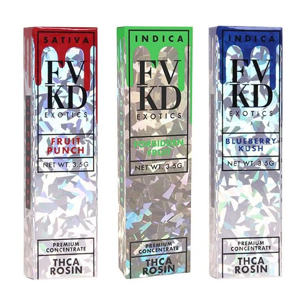 3 PACK Bundles FVKD EXOTICS THCA ROSIN DISPOSABLE | 3.5G - FVKD.co